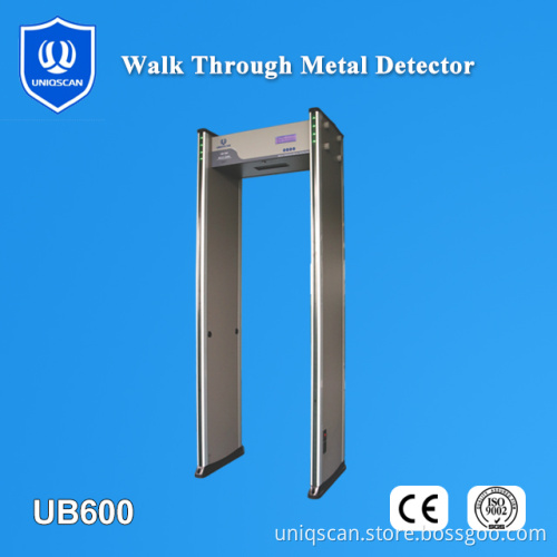 Walk Through Security Metal Detectors Indoor used UB600